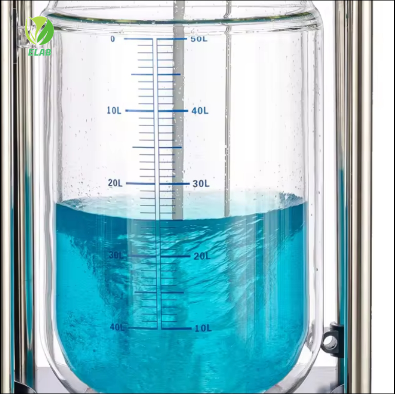 30L Jacketed Glass Reactor (Double layer Glass Reactor)