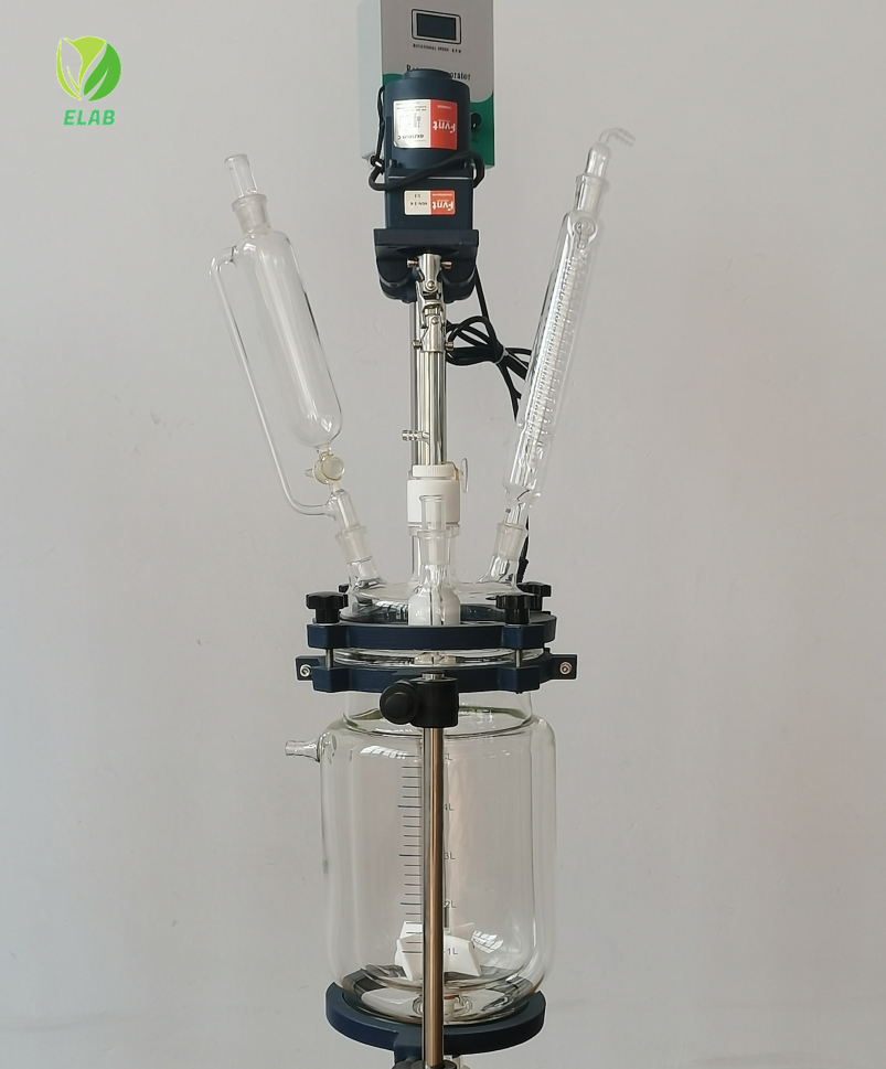 1L Jacketed Glass Reactor (Double layer Glass Reactor)