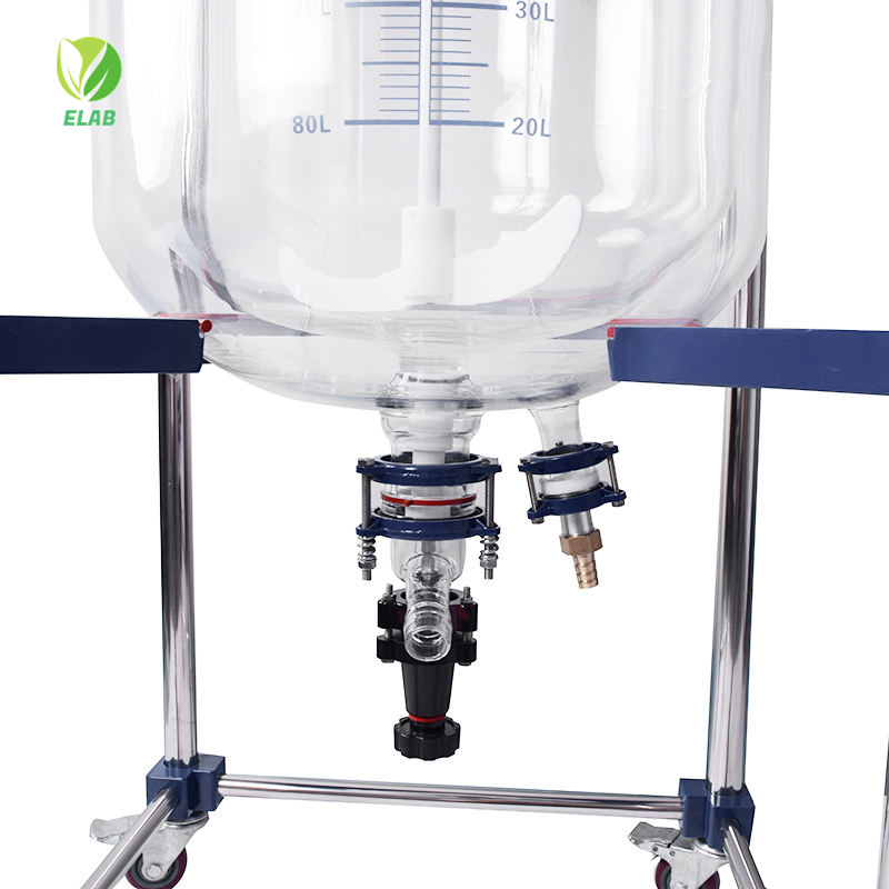 100L Jacketed Glass Reactor (Double layer Glass Reactor)