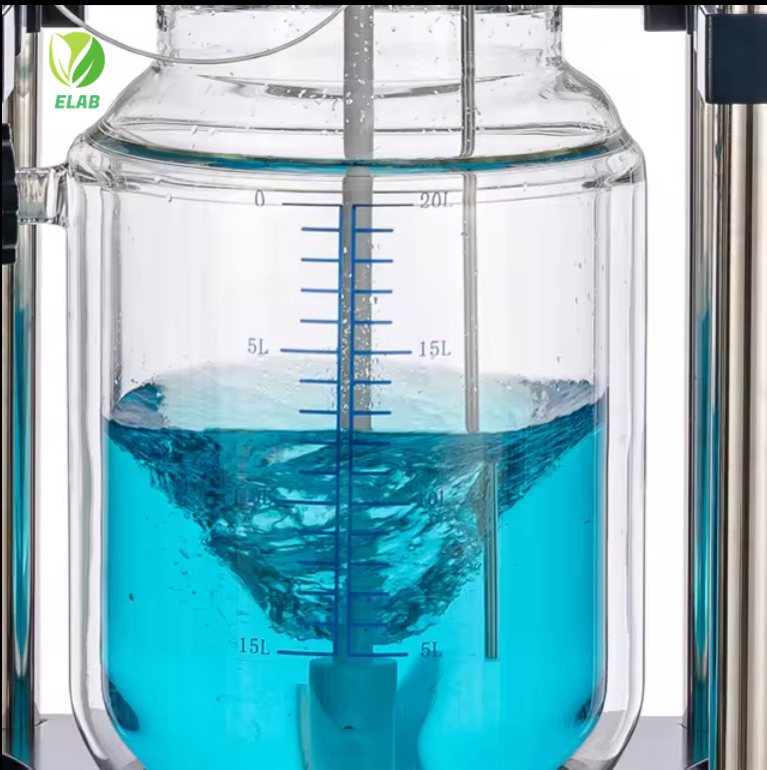 20L Jacketed Glass Reactor (Double layer Glass Reactor)