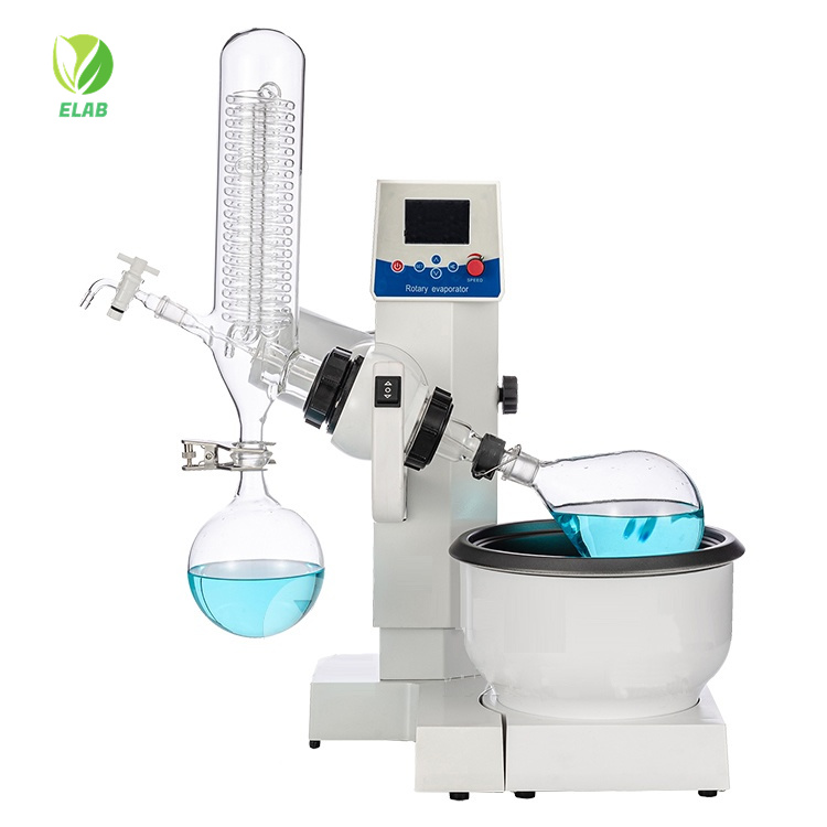 rotovap (rotary evaporator).