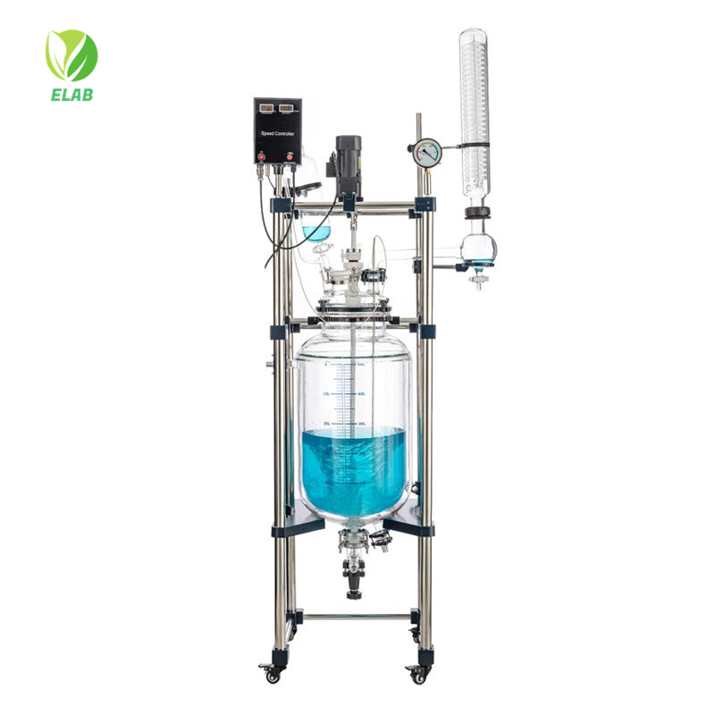 Jacketed glass reactors