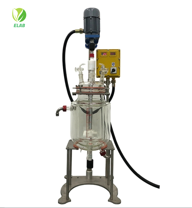 Three-layer glass reactors